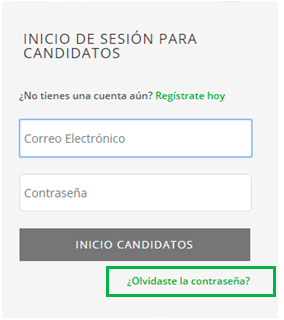 Recuperar contraseña honduras